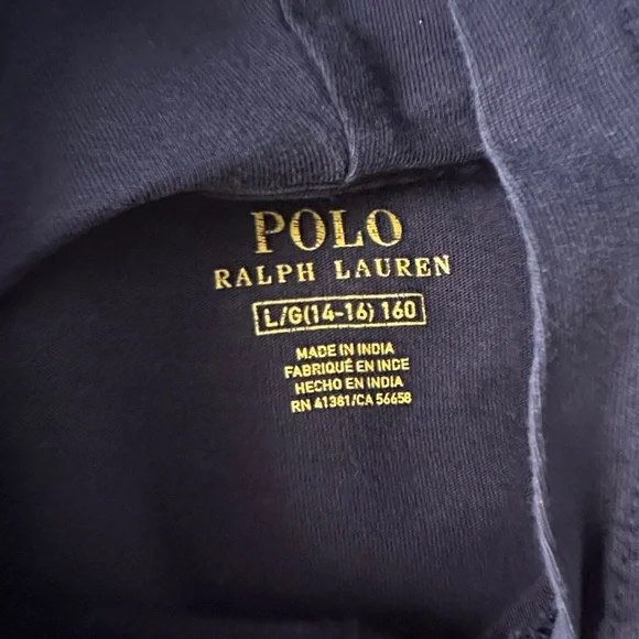 Polo by Ralph Lauren Kids Blue Logo Jersey with a hoodie - Picture 3 of 5
